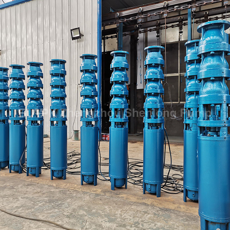 300QJ150-450/13 Pompa sommergibile a pozzo profondo con testa 450m 150 m3/h Disegno centrifuga a flusso e multistage