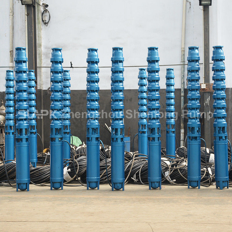 Pompa a pozzo profondo sommergibile a più stadi in ghisa da 22 kW per l'estrazione di acqua ad alto flusso