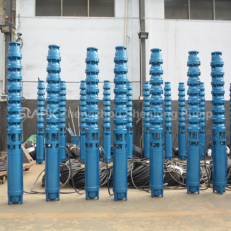 Pompa a pozzo profondo sommergibile a più stadi in ghisa da 22 kW per l'estrazione di acqua ad alto flusso