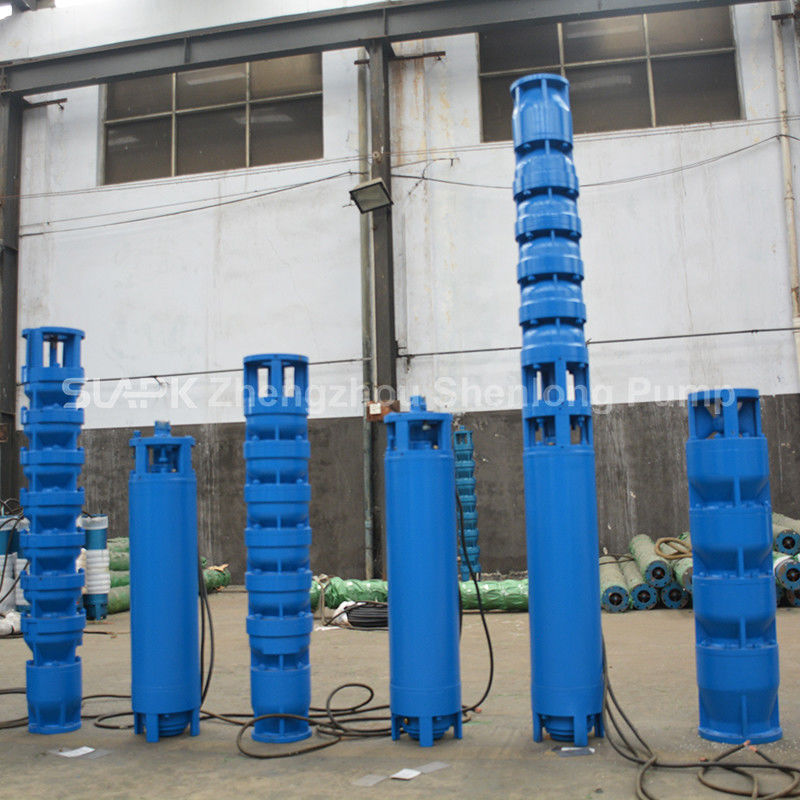 Pompa a pozzo profondo sommergibile a più stadi in ghisa da 22 kW per l'estrazione di acqua ad alto flusso