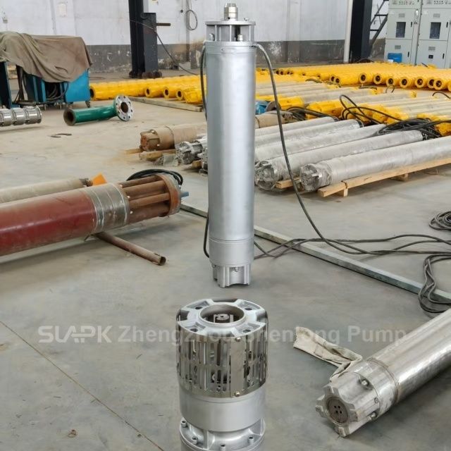 125kw 400m3/h 67m Testa pompa d'acqua sommergibile in acciaio inossidabile pompa di pozzo profondo