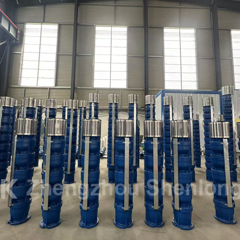 Pompa sommergibile da 600 m3/h a grande flusso con motore da 75 kW e spinta SS304