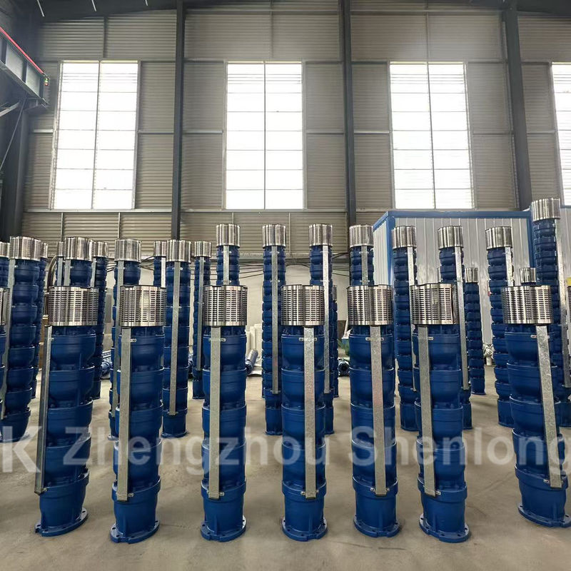 Pompa sommergibile da 600 m3/h a grande flusso con motore da 75 kW e spinta SS304