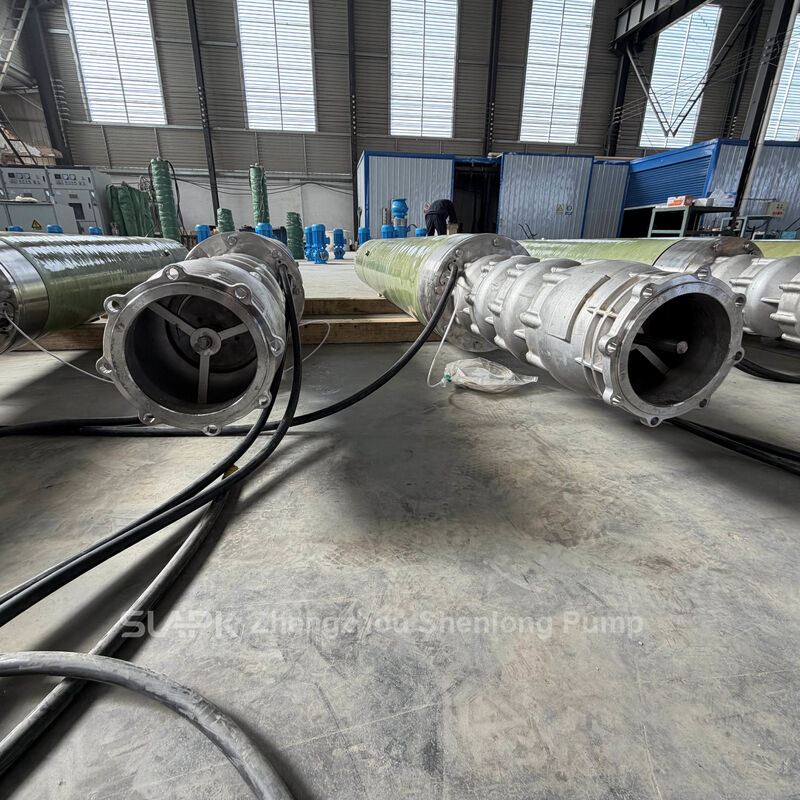 Flusso da 5m3h a 2500m3h Pompa elettrica sommergibile a tre fasi adatta alle applicazioni industriali di trasferimento dell'acqua