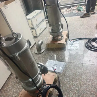 Pompa sommergibile per acque luride in acciaio inossidabile 100WQP100-15-7.5KW | Pompa per acque reflue resistente alla corrosione e non intasabile