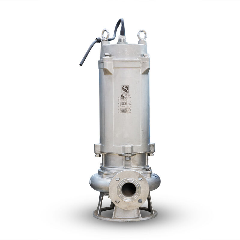 Pompa sommergibile per acque luride in acciaio inossidabile 100WQP100-15-7.5KW | Pompa per acque reflue resistente alla corrosione e non intasabile