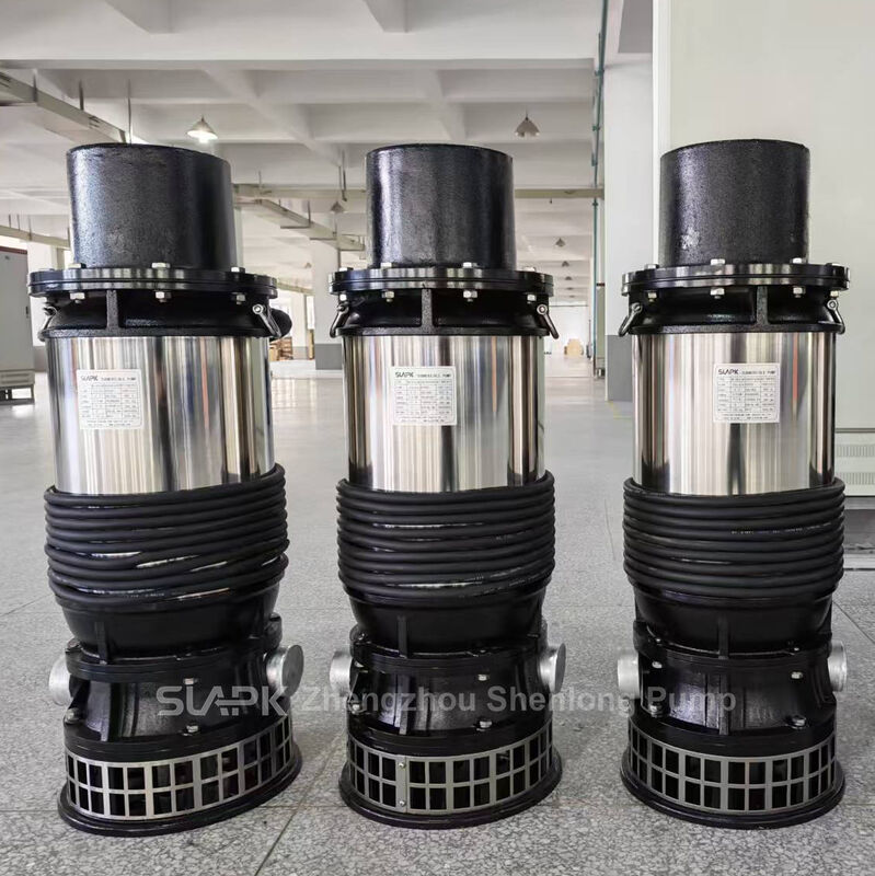 Pompa di drenaggio portatile ad alto flusso 510 m3/h con sbocco di grande diametro DN150-DN300 mm per l'acquacoltura e l'irrigazione