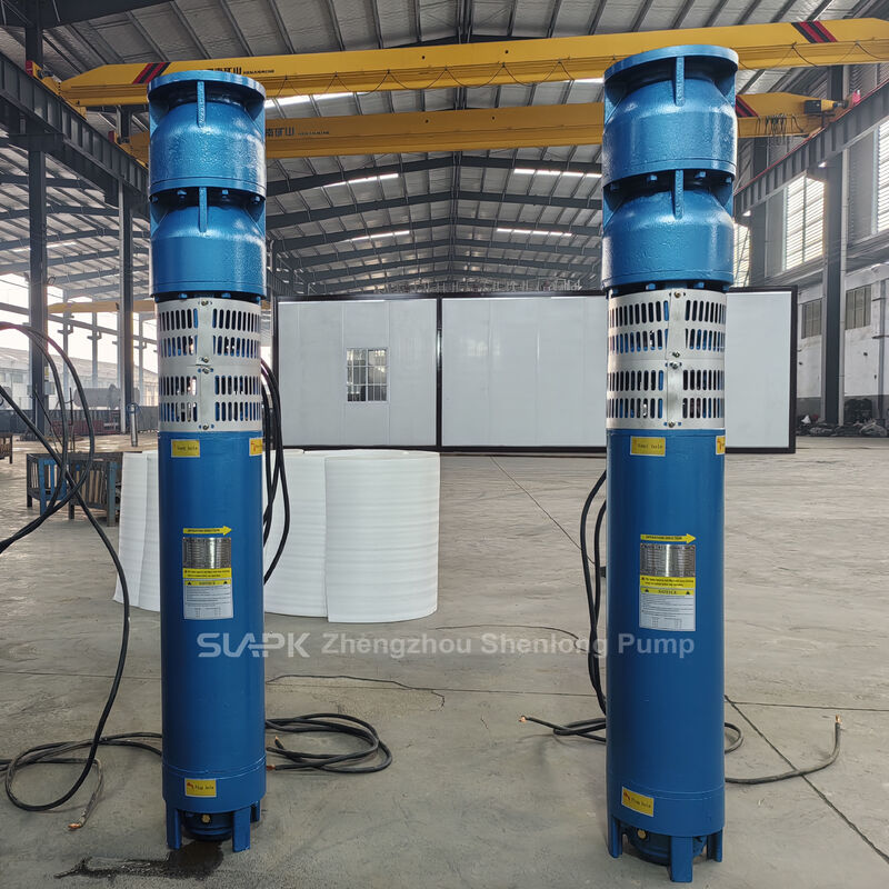 Pompa sommersa per pozzi profondi da 22kW con girante in SS304 e portata di 160 m³/h per l'estrazione di acqua da pozzi