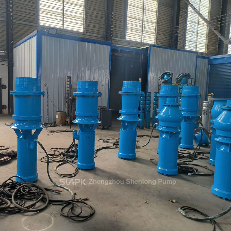 QSZ e QSH pompe sottomarine ad alto flusso assiale e a flusso misto con 260-2,880 m3/h di flusso e 7,5-55 kW di potenza