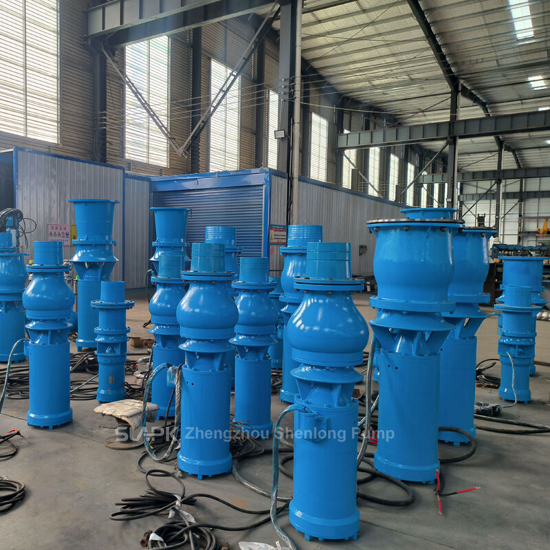 QSZ e QSH pompe sottomarine ad alto flusso assiale e a flusso misto con 260-2,880 m3/h di flusso e 7,5-55 kW di potenza