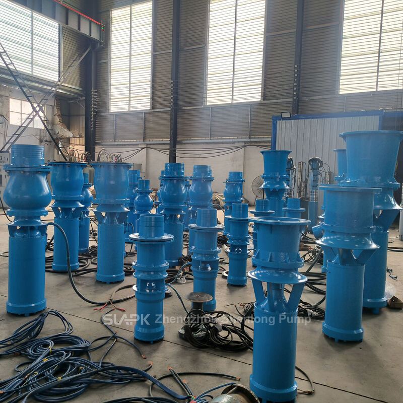 QSZ e QSH pompe sottomarine ad alto flusso assiale e a flusso misto con 260-2,880 m3/h di flusso e 7,5-55 kW di potenza