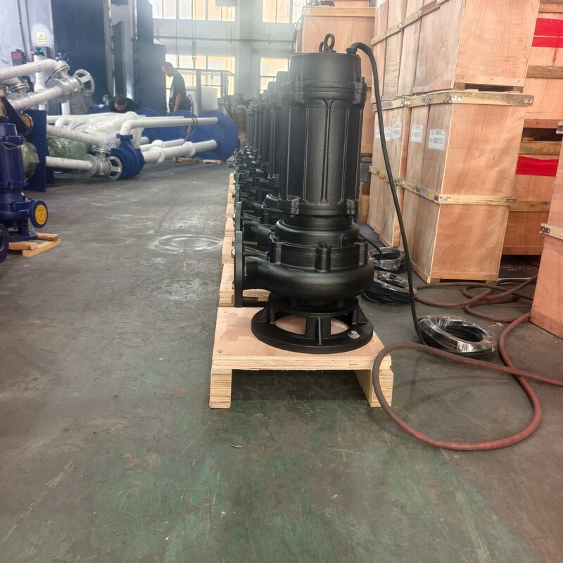 Pompa sommersa per acque reflue in acciaio inossidabile da 30 kW con portata di 130 m³/h per acque reflue industriali