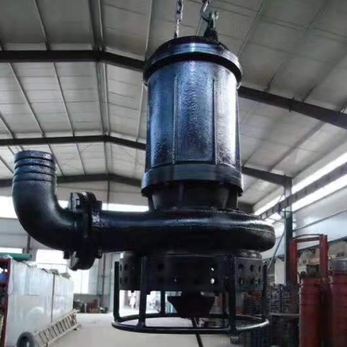 Pompa sommergibile per fanghi da 15 kW con scarico DN100 e lega ad alto contenuto di cromo per la gestione di fanghi abrasivi