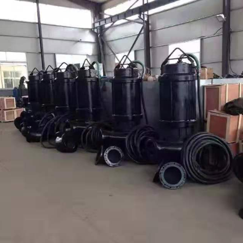Pompa sommergibile per fanghi da 15 kW con scarico DN100 e lega ad alto contenuto di cromo per la gestione di fanghi abrasivi