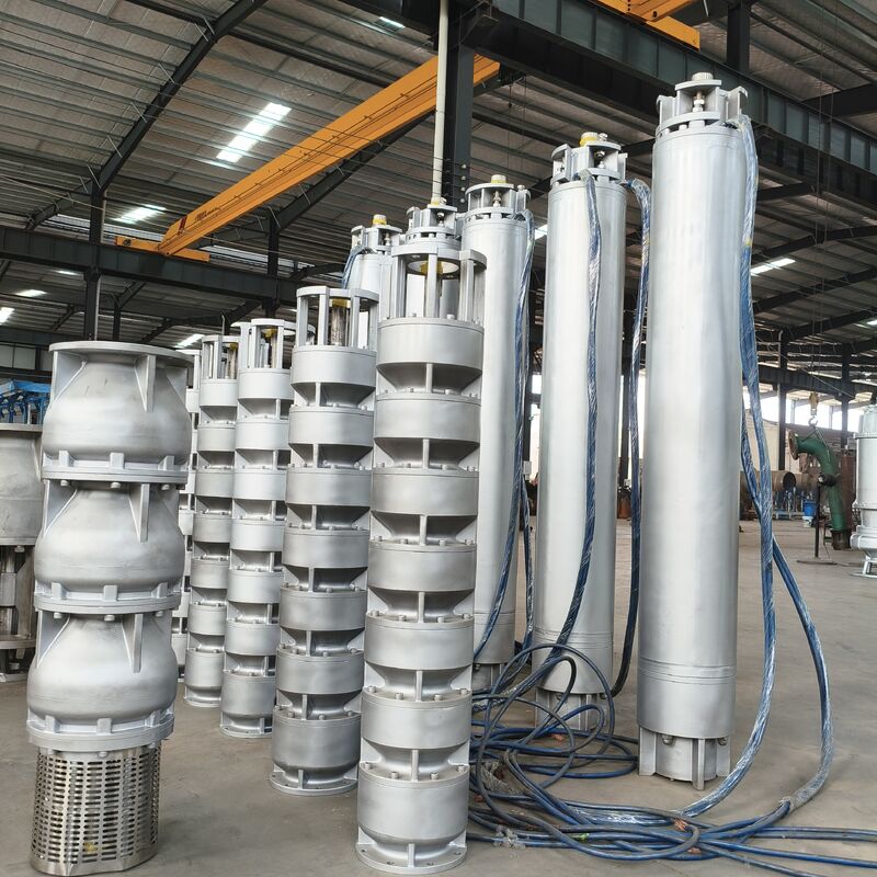 525 m3/h Flusso 350 m Testa 1000 kW Potenza Acciaio inossidabile Pompa per acqua di mare sommergibile
