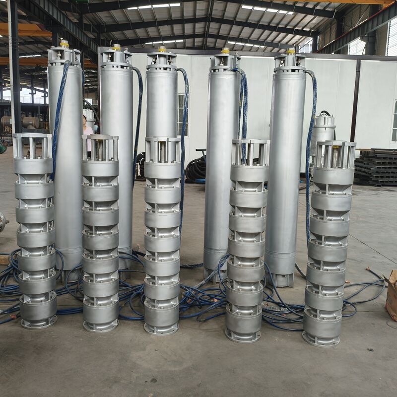 525 m3/h Flusso 350 m Testa 1000 kW Potenza Acciaio inossidabile Pompa per acqua di mare sommergibile