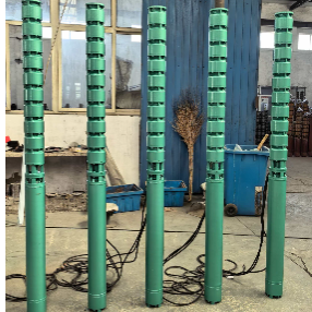Pompa a pozzo profondo sommergibile a più stadi in ghisa da 22 kW per l'estrazione di acqua ad alto flusso