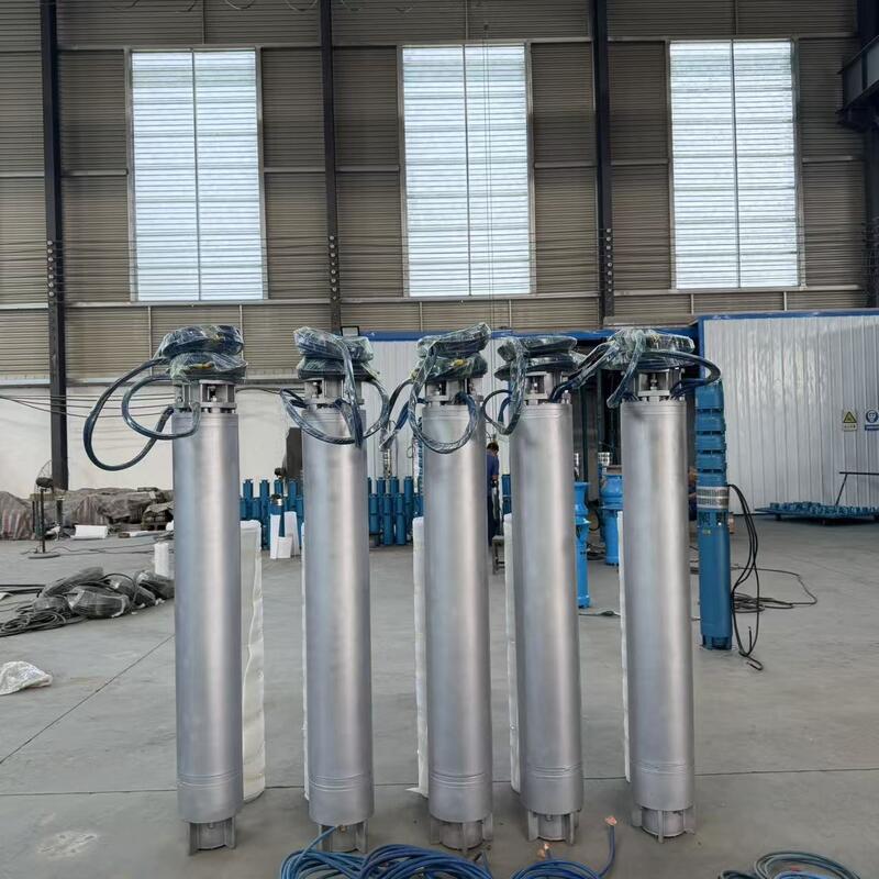 Pompa sommergibile per acqua di mare in acciaio inossidabile da 75 kW con portata di 300 m3/h per applicazioni a pozzo profondo