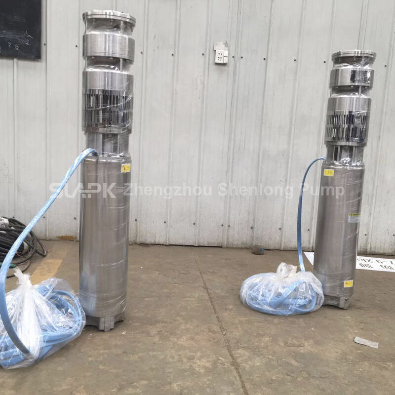 Pompa a pozzo sommergibile in acciaio inossidabile da 55 kW con flusso di 40 m3/h per applicazioni a pozzo profondo