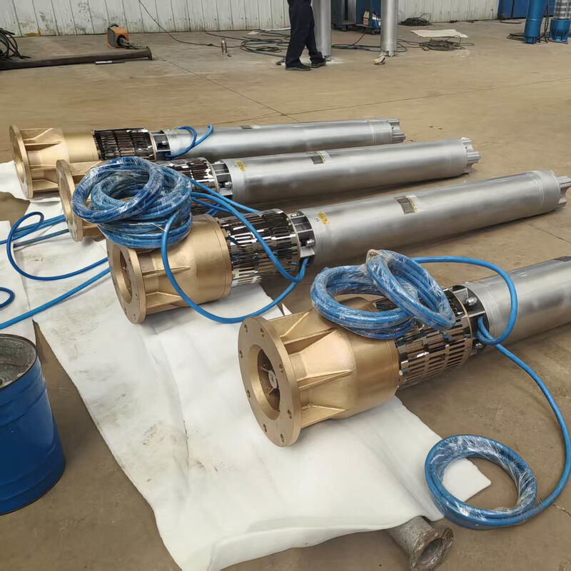 Pompa a pozzo sommergibile in acciaio inossidabile da 55 kW con flusso di 40 m3/h per applicazioni a pozzo profondo