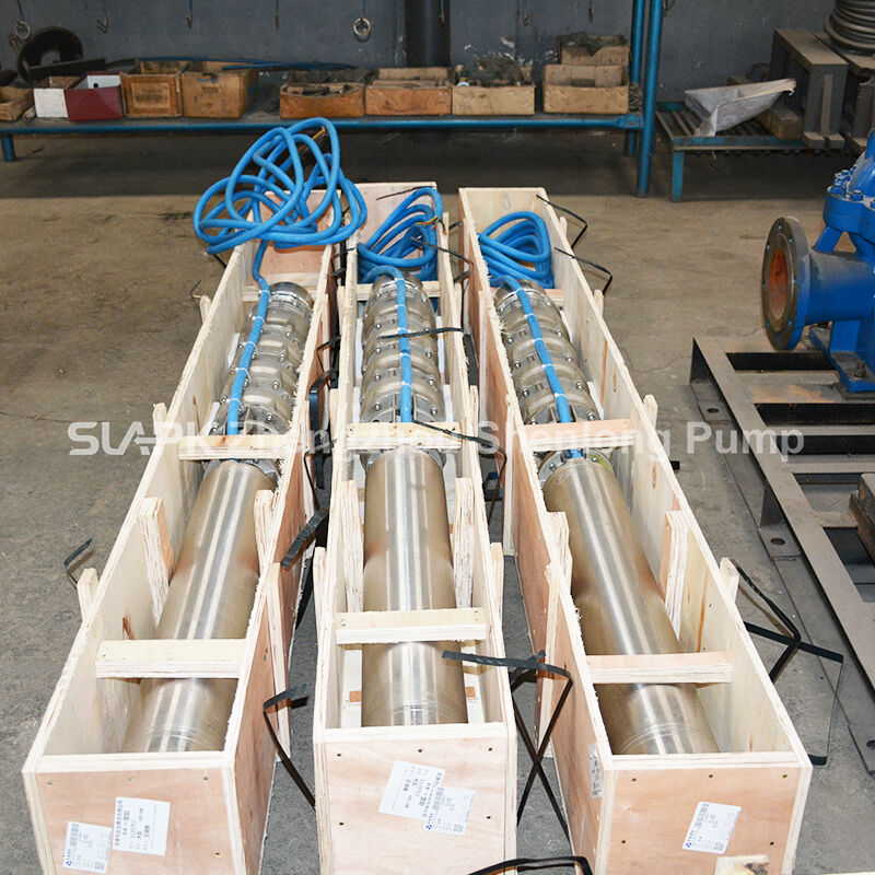 300 m3/h Alto flusso 100 m Testa 140 kW Pompa sommergibile a pozzo profondo a motore per applicazioni di acqua di mare