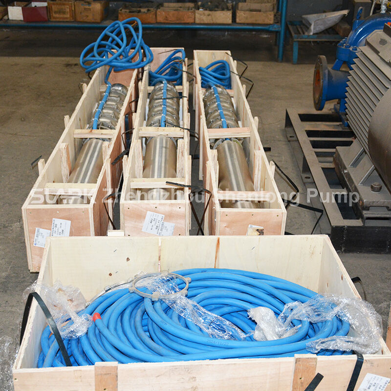 300 m3/h Alto flusso 100 m Testa 140 kW Pompa sommergibile a pozzo profondo a motore per applicazioni di acqua di mare