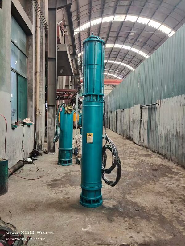WQD450-35-75KW Pompa Fognaria Sommergibile Multistadio a Mandata dal Basso con Portata di 450 m³/h e Prevalenza di 35 m