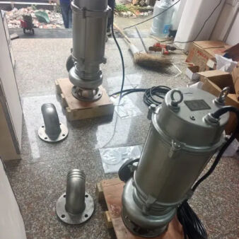 Pompa sommergibile di acciaio inossidabile 45KW 440V 60Hz per il drenaggio delle acque reflue ad alto flusso