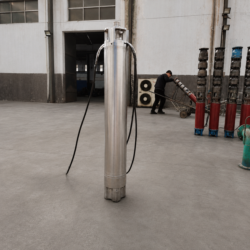 200QJH150-150-110kW Pompa per pozzi profondi in acciaio inossidabile, pompaggio ad alta portata e alta prevalenza per pozzi profondi e sistemi idrici ingegnerizzati