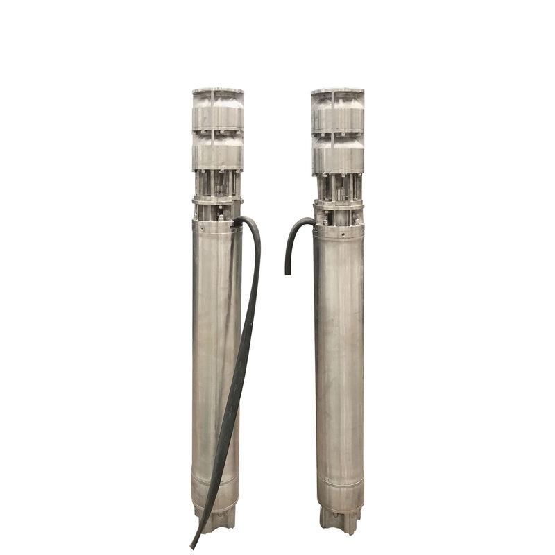 Pompa sommersa per pozzi profondi serie QJH in acciaio inossidabile 304 con prevalenza di 150 m e portata di 70–230 m³/h