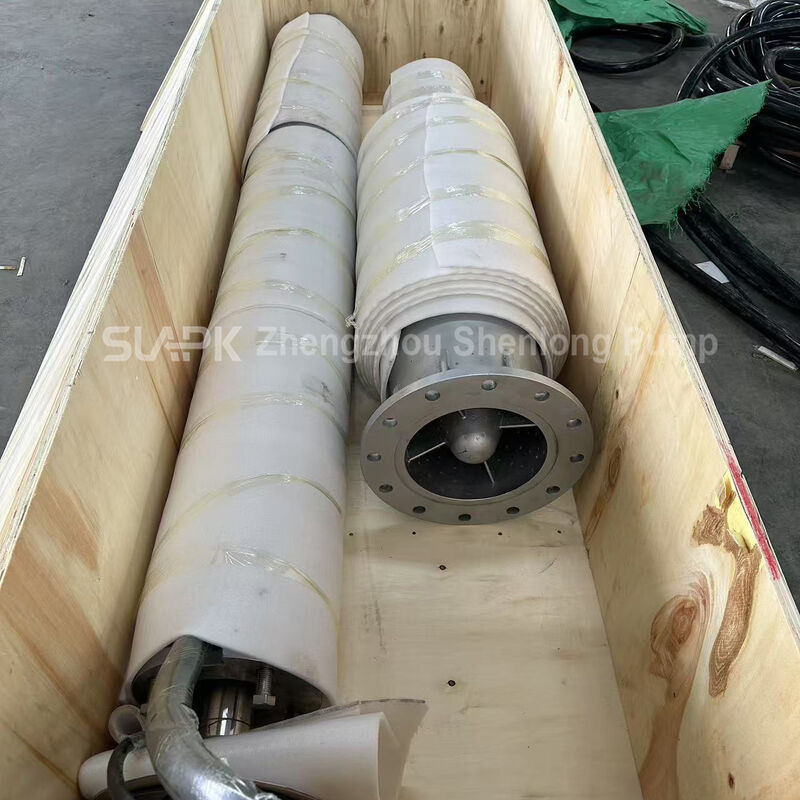 Pompa sommersa per pozzi profondi serie QJH in acciaio inossidabile 304 con prevalenza di 150 m e portata di 70–230 m³/h