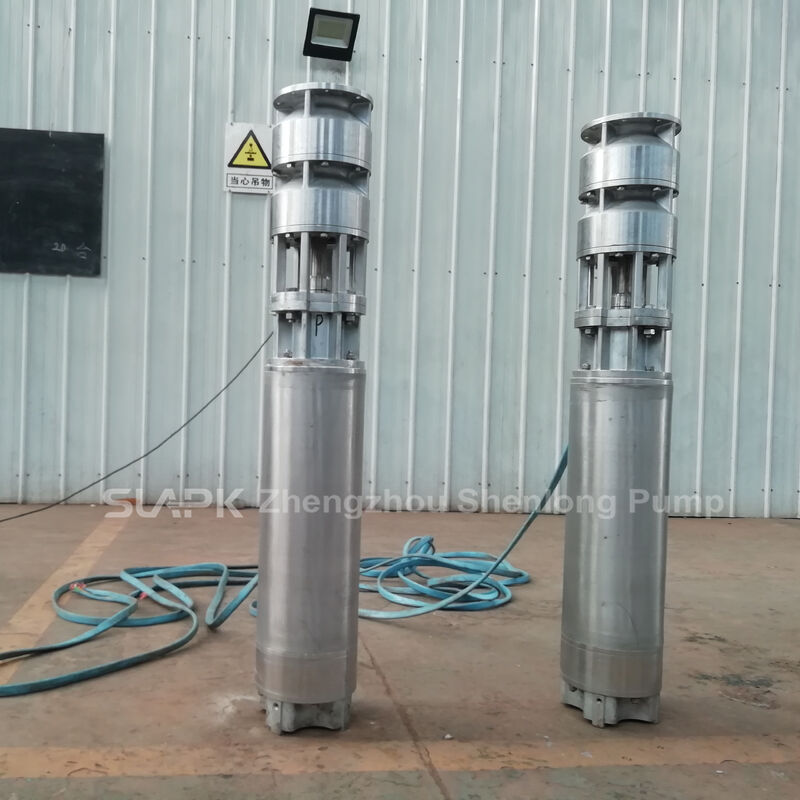 Pompa sommersa per pozzi profondi serie QJH in acciaio inossidabile 304 con prevalenza di 150 m e portata di 70–230 m³/h