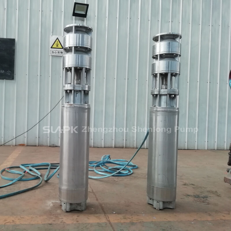 Pompa sommersa per pozzi profondi serie QJH in acciaio inossidabile 304 con prevalenza di 150 m e portata di 70–230 m³/h