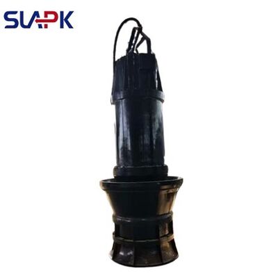 315KW, 9000 m3/h, 8,16m di testa: La pompa di flusso assiale sommergibile ZQB è specificamente progettata per applicazioni di drenaggio urbano