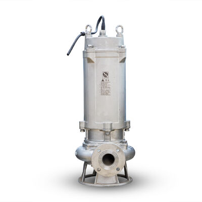 Pompa sommergibile per acque luride in acciaio inossidabile 100WQP100-15-7.5KW | Pompa per acque reflue resistente alla corrosione e non intasabile