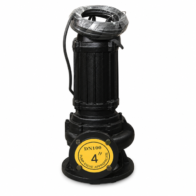 Pompa sommersa per acque reflue 100WQ80-20-7.5kW con portata di 80m³/h, prevalenza di 20m e motore da 7.5kW per il drenaggio delle acque reflue
