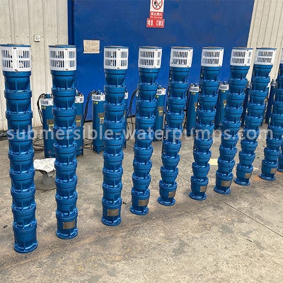 300 m di profondità di pozzo, pozzo di perforazione, pompa sommergibile 220 kW