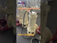 Impianto di trattamento delle acque reflue con pompa di taglio delle acque reflue